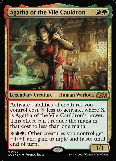 Agatha of the Vile Cauldron (Foil) - Wilds of Eldraine