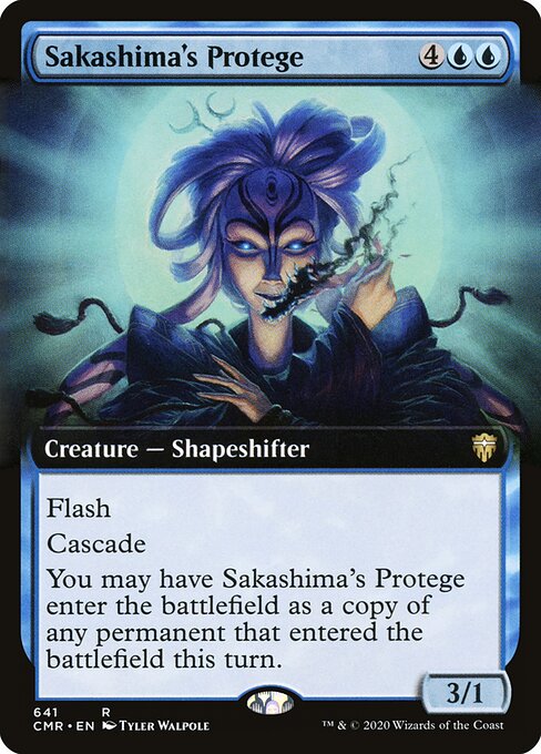 Sakashima's Protege (Extended Art) - Commander Legends