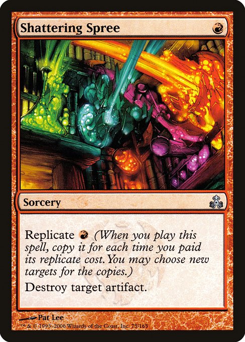 Shattering Spree (Retro Frame) (Foil) - Ravnica Remastered