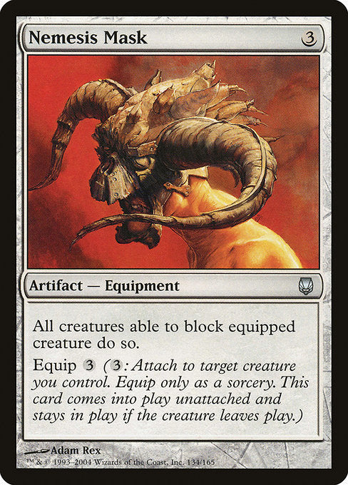 Nemesis Mask (Foil) - Darksteel