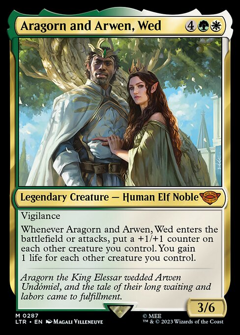 Aragorn and Arwen, Wed (Foil) - Universes Beyond: The Lord of the Rings: Tales of Middle-earth