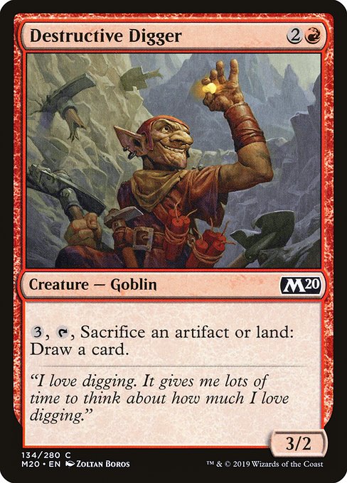 Destructive Digger - Core Set 2020
