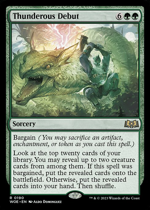 Thunderous Debut (Extended Art) - Wilds of Eldraine