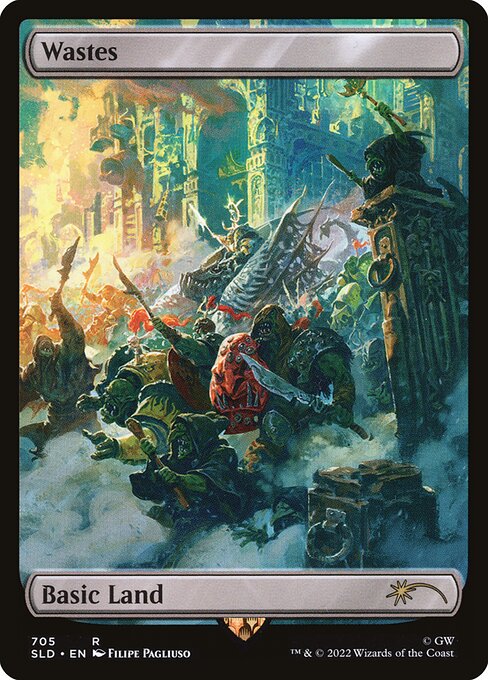 Wastes (705) - Full Art - Secret Lair Drop Series