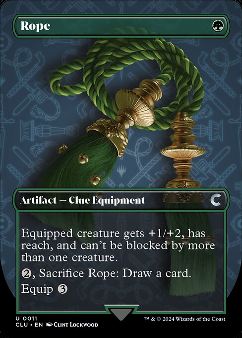 Rope (Borderless) - Ravnica: Clue Edition