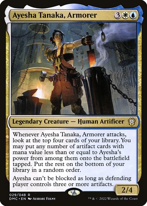 Ayesha Tanaka, Armorer - Commander: Dominaria United