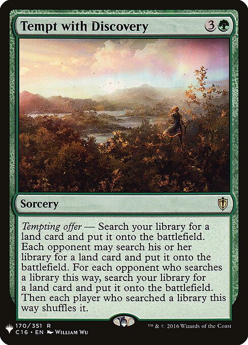 Tempt with Discovery - The List Reprints