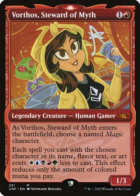 Vorthos, Steward of Myth (Showcase) - Unfinity