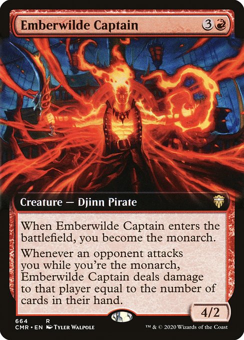 Emberwilde Captain (Extended Art) - Commander Legends