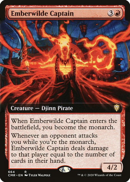 Emberwilde Captain (Extended Art) - Commander Legends