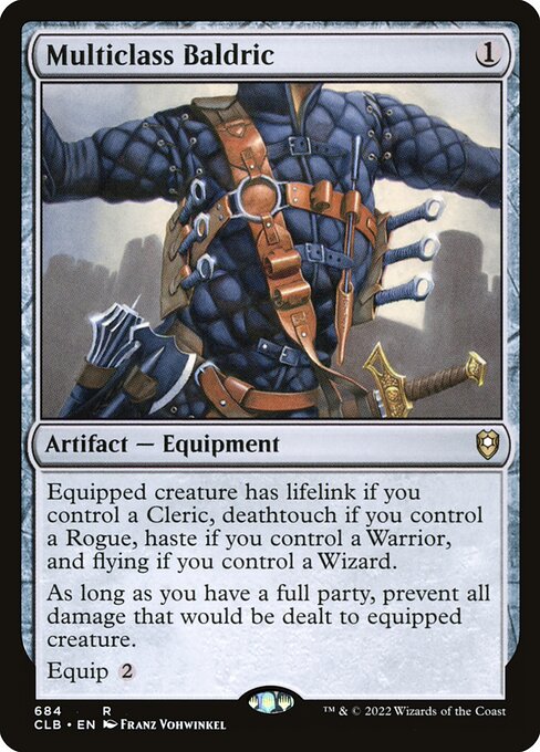 Multiclass Baldric (Extended Art) - Commander Legends: Battle for Baldur's Gate