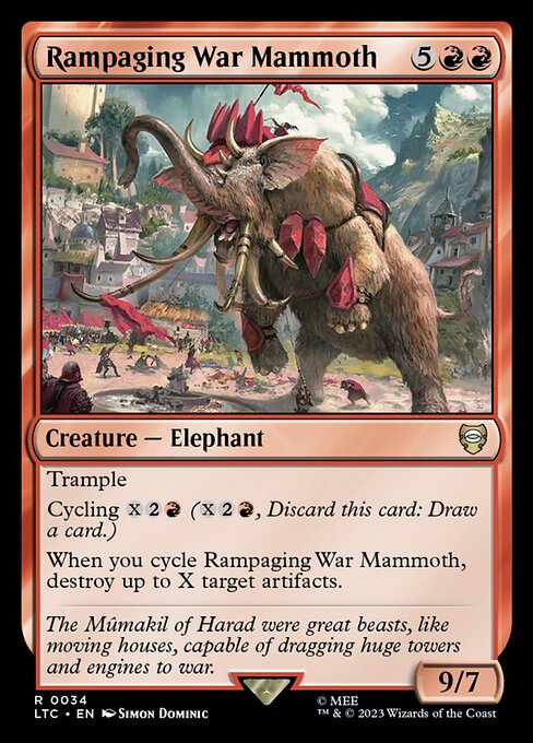 Rampaging War Mammoth - Commander: The Lord of the Rings: Tales of Middle-earth