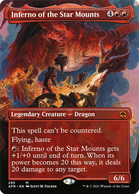 Inferno of the Star Mounts (Borderless) - Adventures in the Forgotten Realms