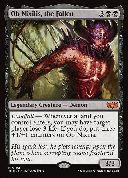 Ob Nixilis, the Fallen - Commander: Tarkir: Dragonstorm