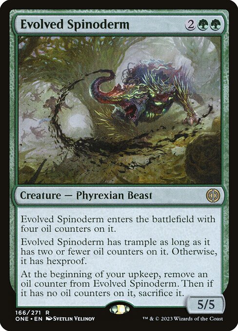 Evolved Spinoderm (Showcase) - Phyrexia: All Will Be One