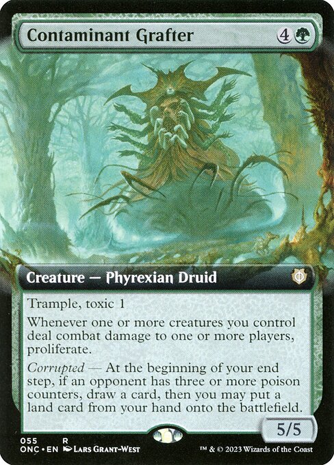 Contaminant Grafter (Extended Art) - Commander: Phyrexia: All Will Be One