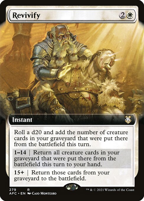 Revivify (Extended Art) - Commander: Adventures in the Forgotten Realms