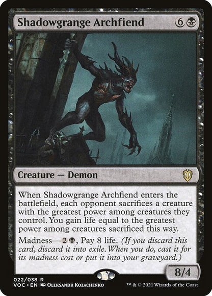 Shadowgrange Archfiend - Commander: Innistrad: Crimson Vow