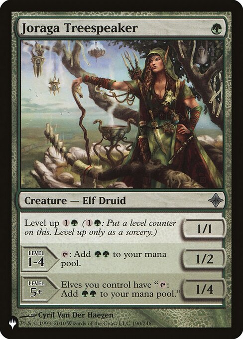 Joraga Treespeaker - The List Reprints
