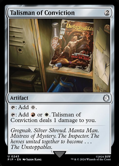 Talisman of Conviction - Universes Beyond: Fallout
