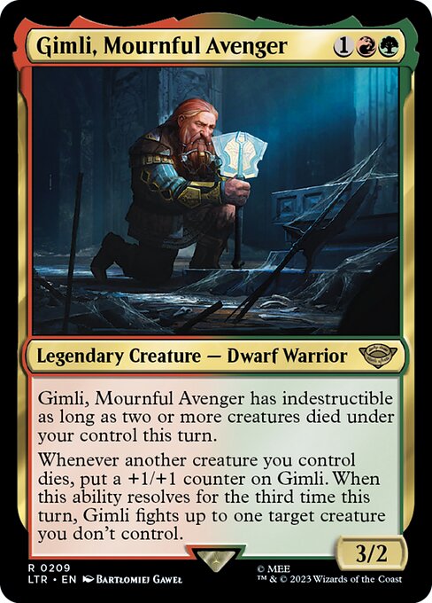Gimli, Mournful Avenger - Universes Beyond: The Lord of the Rings: Tales of Middle-earth