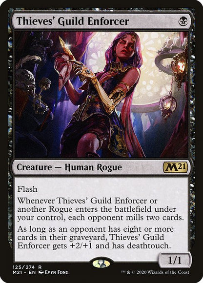 Thieves' Guild Enforcer (Foil) - Core Set 2021