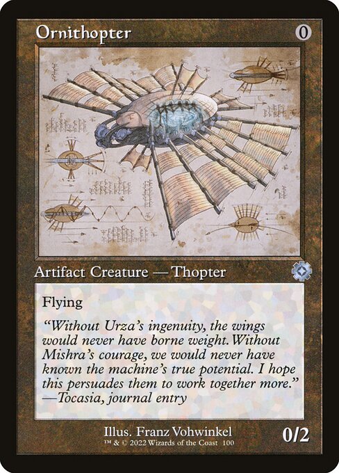 Ornithopter (Schematic) - The Brothers' War: Retro Frame Artifacts