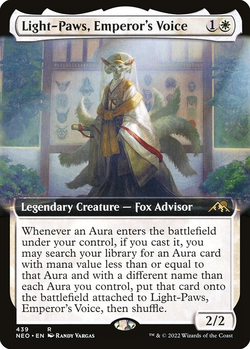 Light-Paws, Emperor's Voice (Extended Art) - Kamigawa: Neon Dynasty