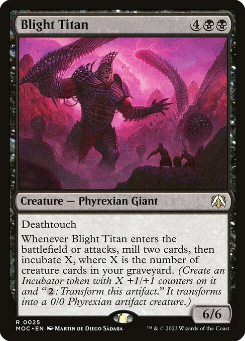 Blight Titan - Commander: March of the Machine