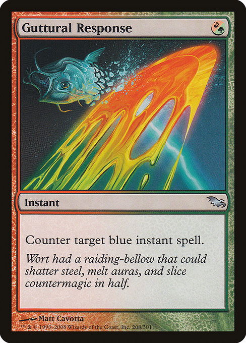 Guttural Response (Foil) - Shadowmoor