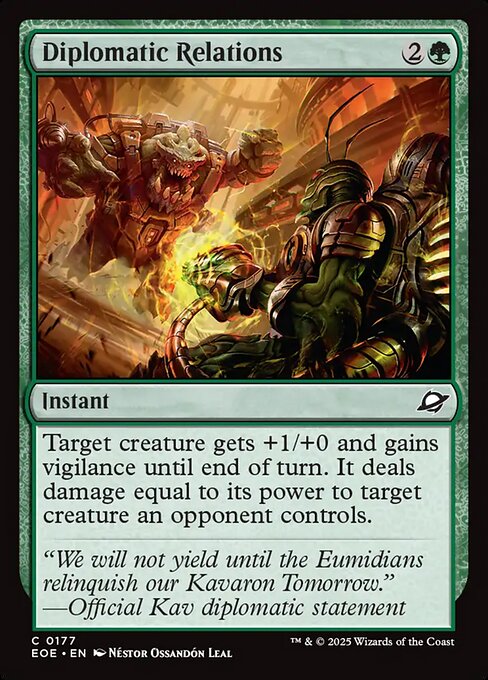 Diplomatic Relations - Edge of Eternities