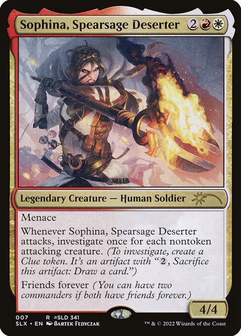 Sophina, Spearsage Deserter - SLX Cards