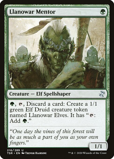 Llanowar Mentor - Time Spiral: Remastered