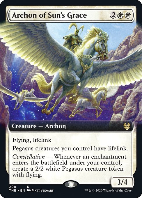 Archon of Sun's Grace (Extended Art) - Theros Beyond Death