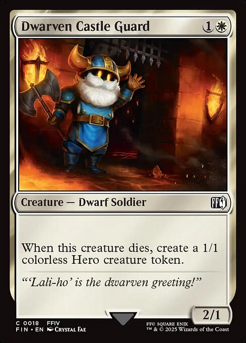 Dwarven Castle Guard - FINAL FANTASY