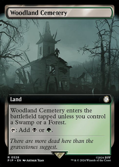 Woodland Cemetery (Extended Art) - Universes Beyond: Fallout
