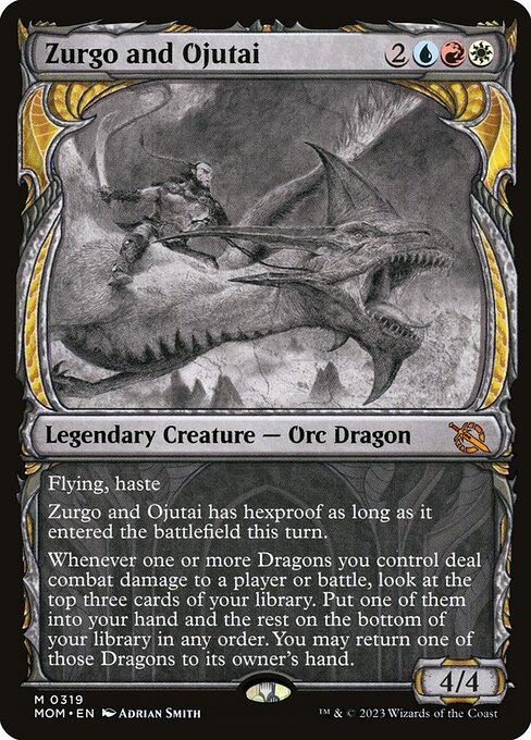 Zurgo and Ojutai (Showcase) - March of the Machine