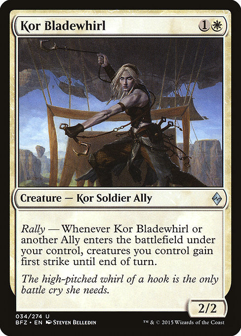 Kor Bladewhirl - Battle for Zendikar