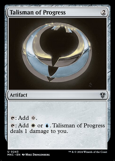 Talisman of Progress - Commander: Murders at Karlov Manor