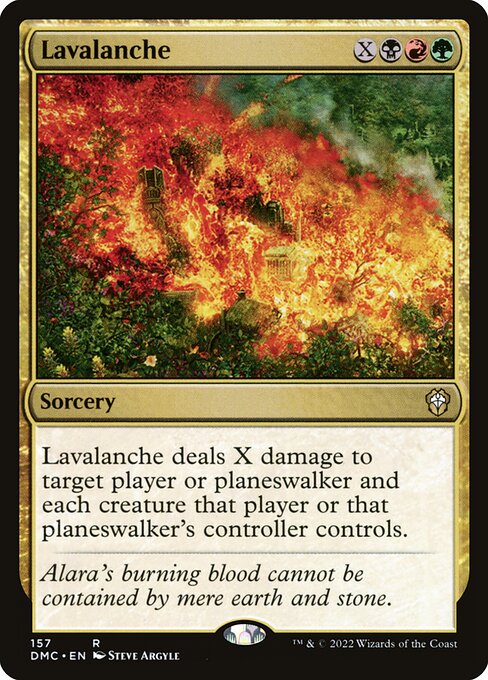 Lavalanche - Commander: Dominaria United