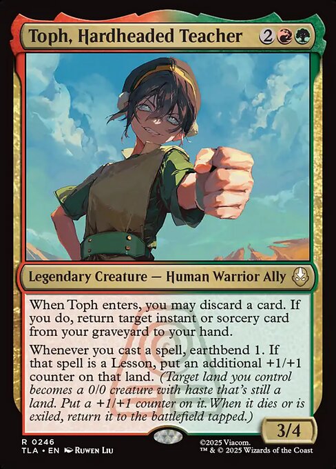 Toph, Hardheaded Teacher (Foil) - Avatar: The Last Airbender