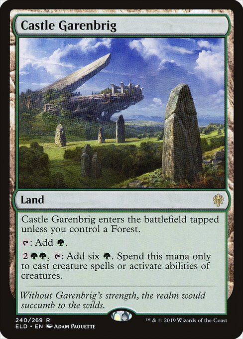 Castle Garenbrig (Foil) - Throne of Eldraine