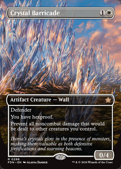 Crystal Barricade (Borderless) - Foundations