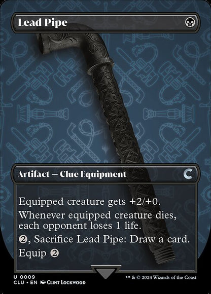 Lead Pipe (Borderless) - Ravnica: Clue Edition