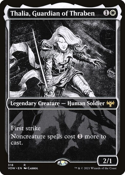 Thalia, Guardian of Thraben (Showcase) - Innistrad: Crimson Vow