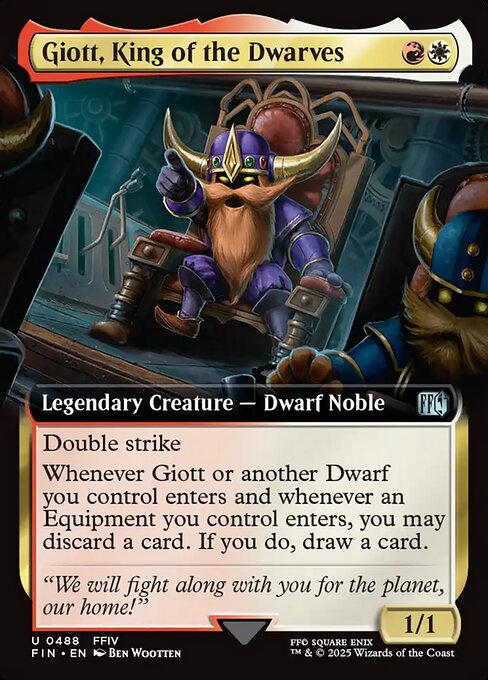 Giott, King of the Dwarves (Extended Art) - FINAL FANTASY