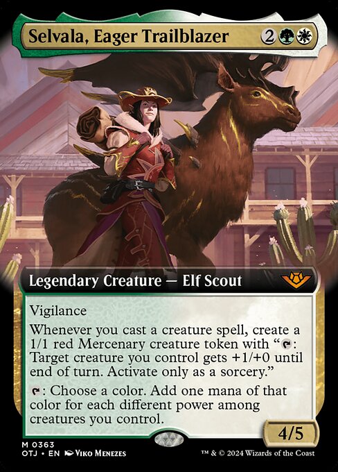 Selvala, Eager Trailblazer (Extended Art) - Outlaws of Thunder Junction