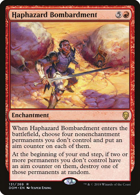 Haphazard Bombardment (Foil) - Dominaria