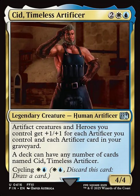 Cid, Timeless Artificer (0412) (Foil) - FINAL FANTASY