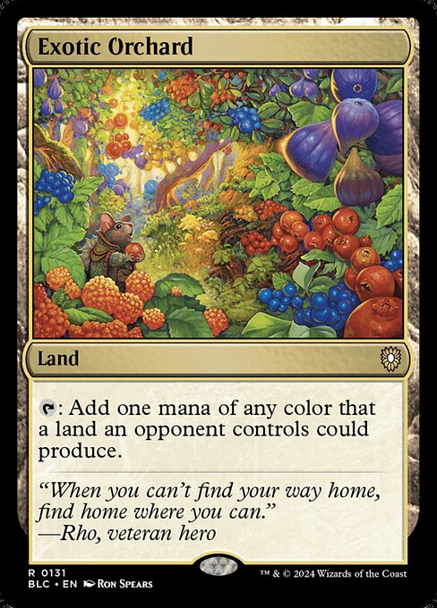 Exotic Orchard - Commander: Bloomburrow